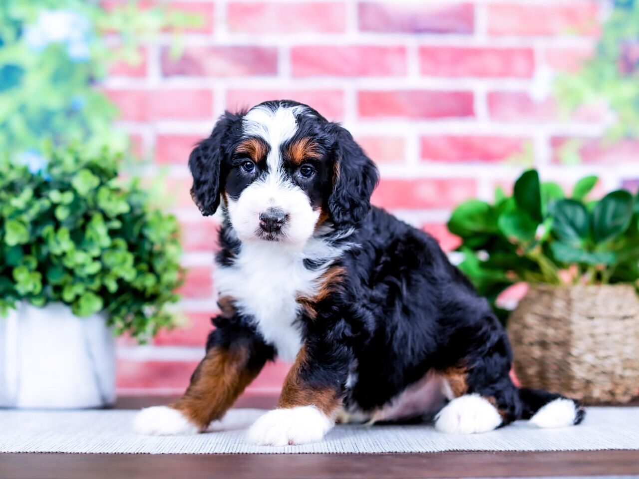 Mini Bernedoodle puppy