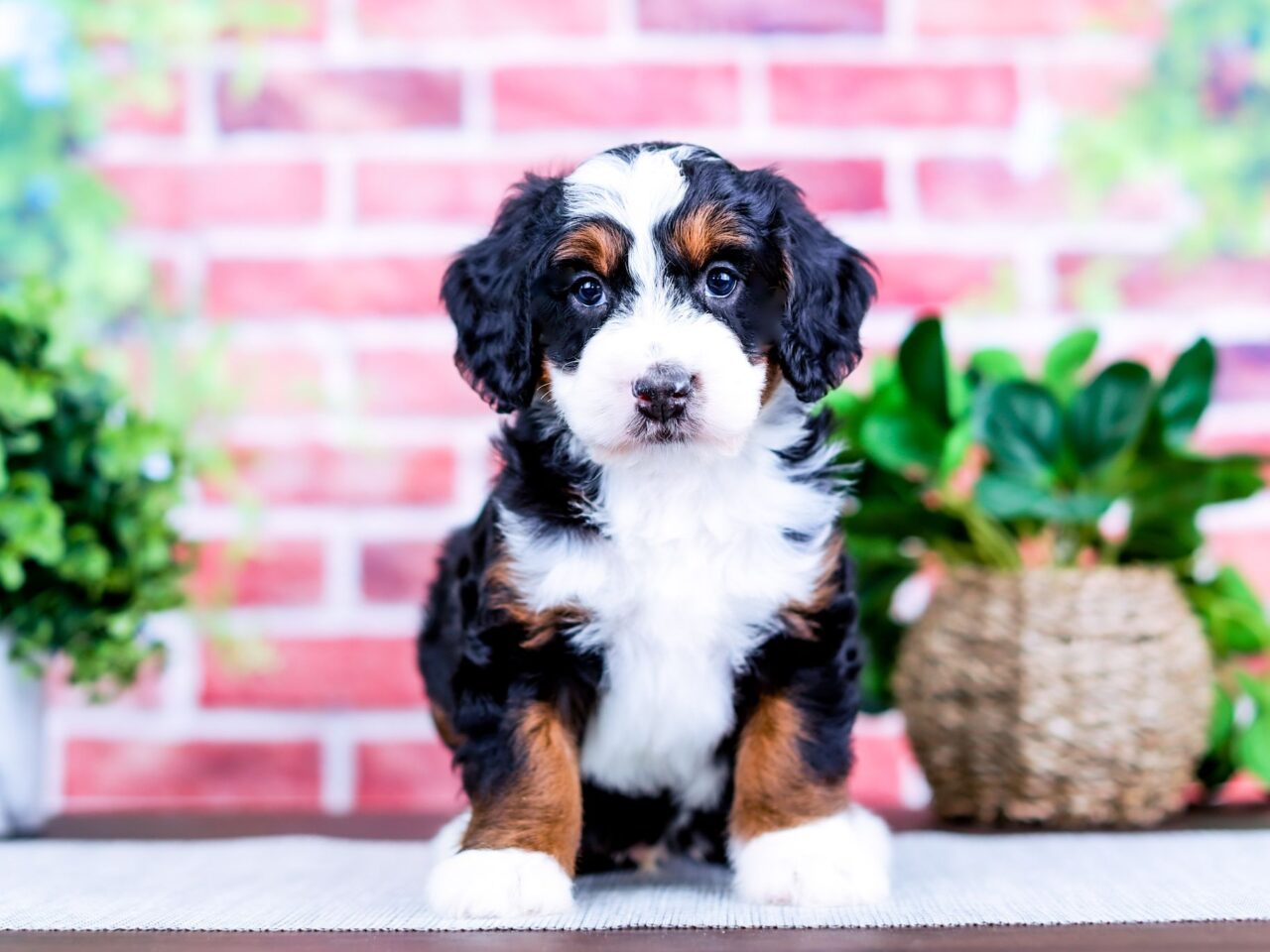 Mini Bernedoodle puppy