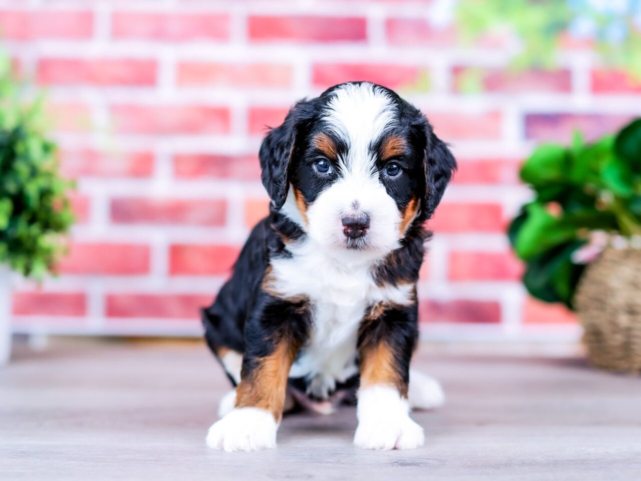 Mini Bernedoodle puppy