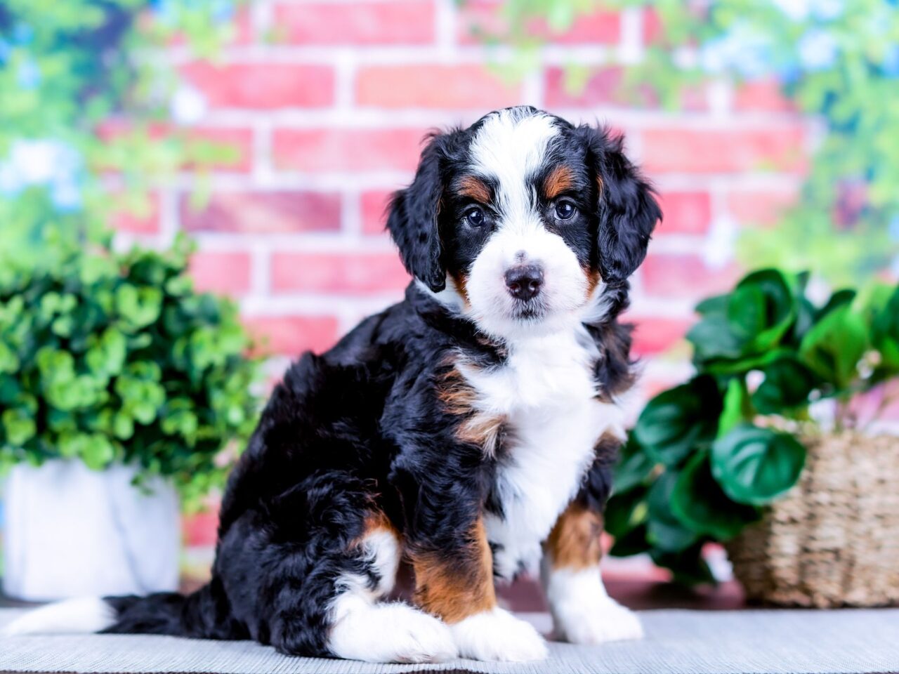 Mini Bernedoodle puppy