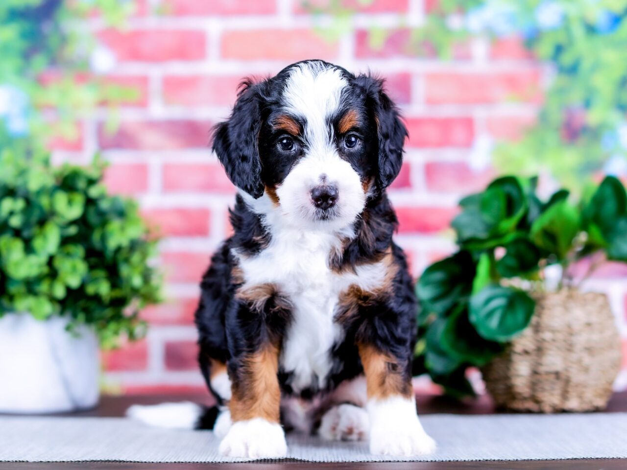 Mini Bernedoodle puppy