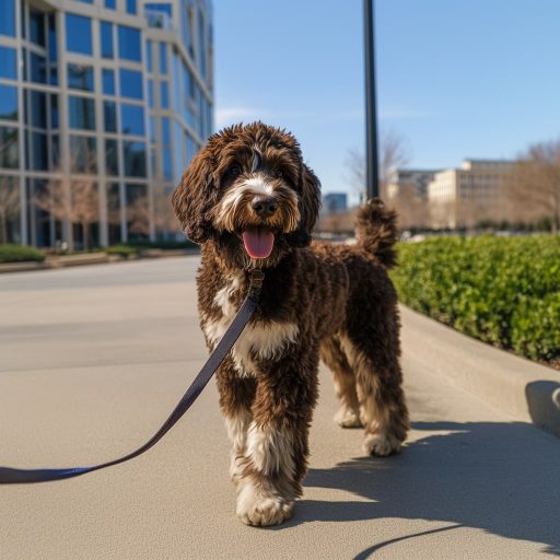 Brindle Bernedoodle puppy Happy Brindle Bernedoodle puppY
