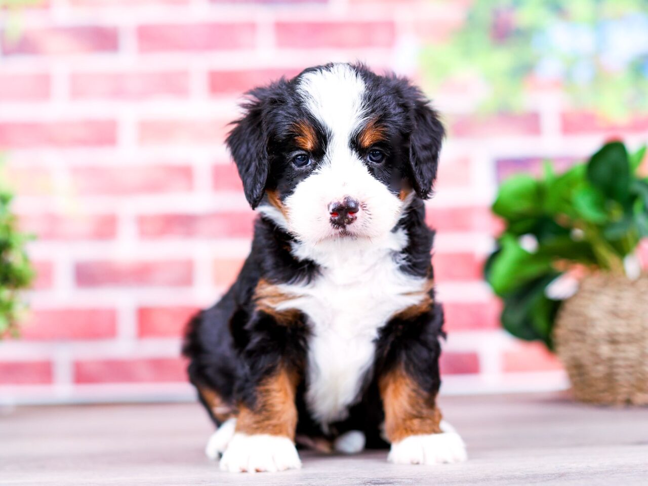 Mini Bernedoodle puppy