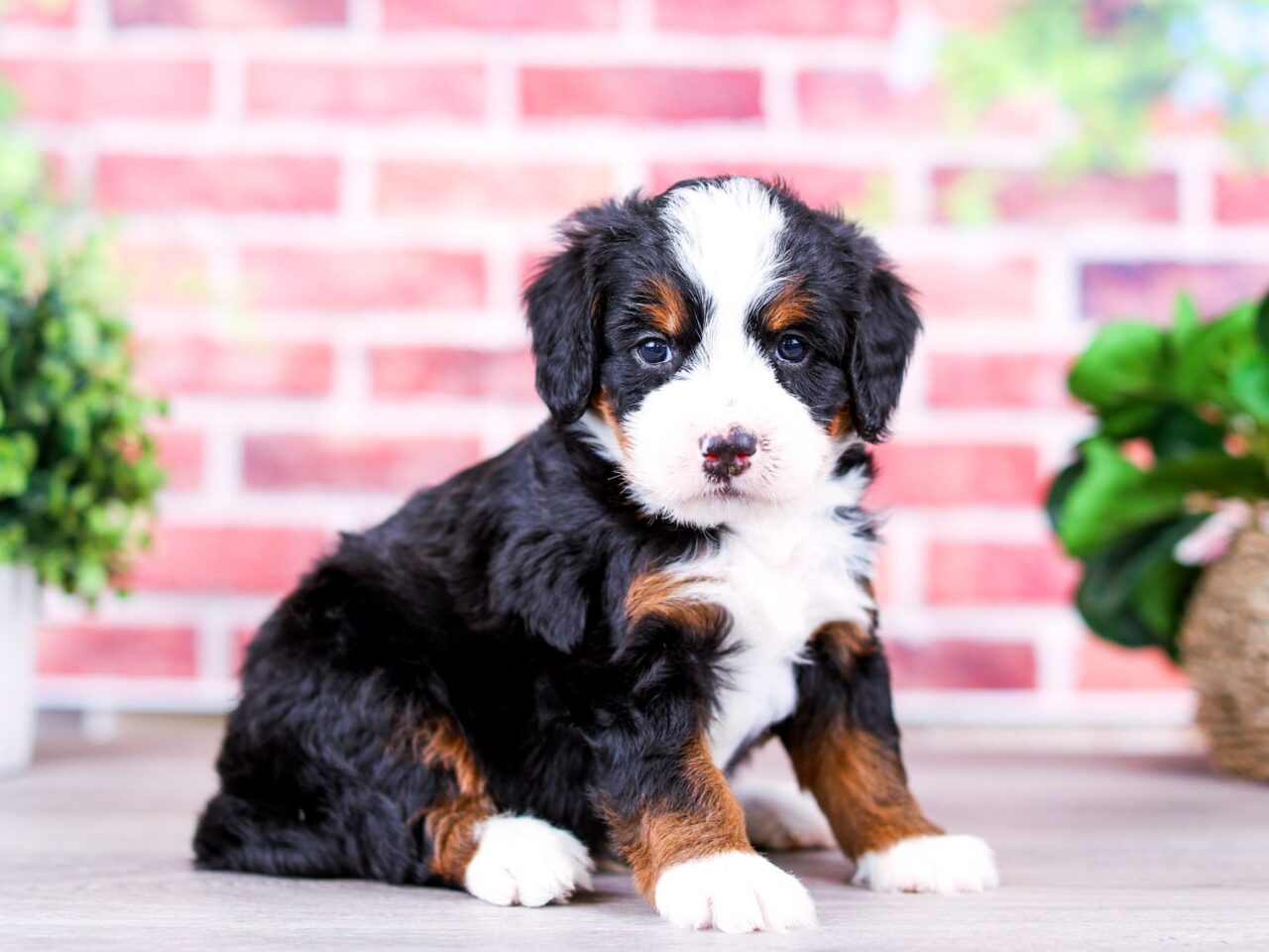 Mini Bernedoodle puppy