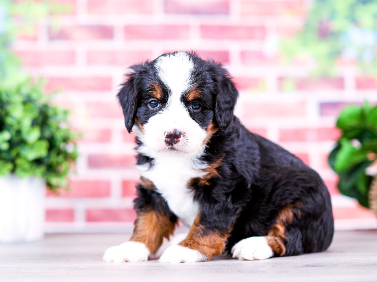 Mini Bernedoodle puppy