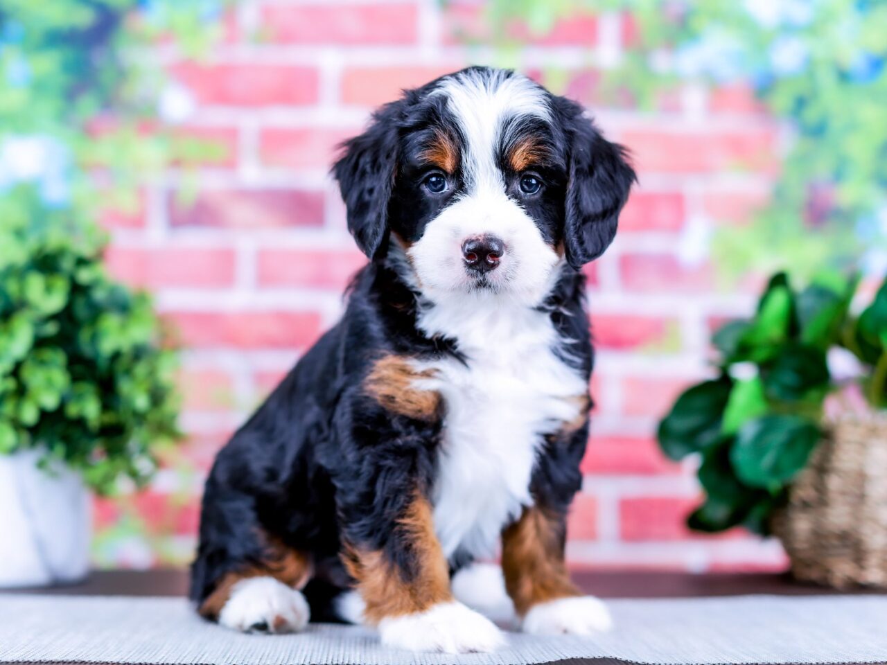 Mini Bernedoodle puppy