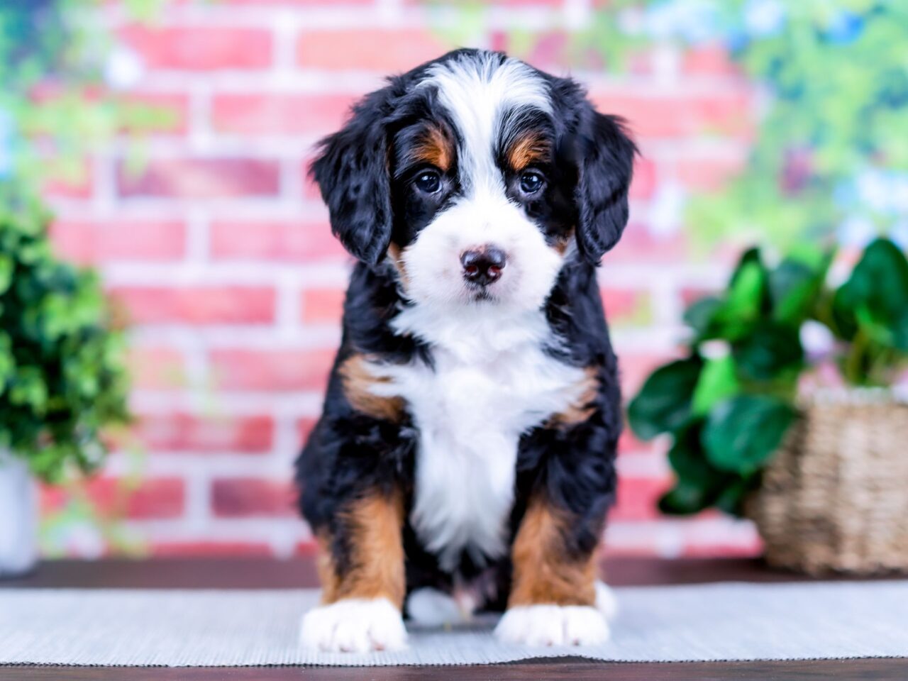 Mini Bernedoodle puppy