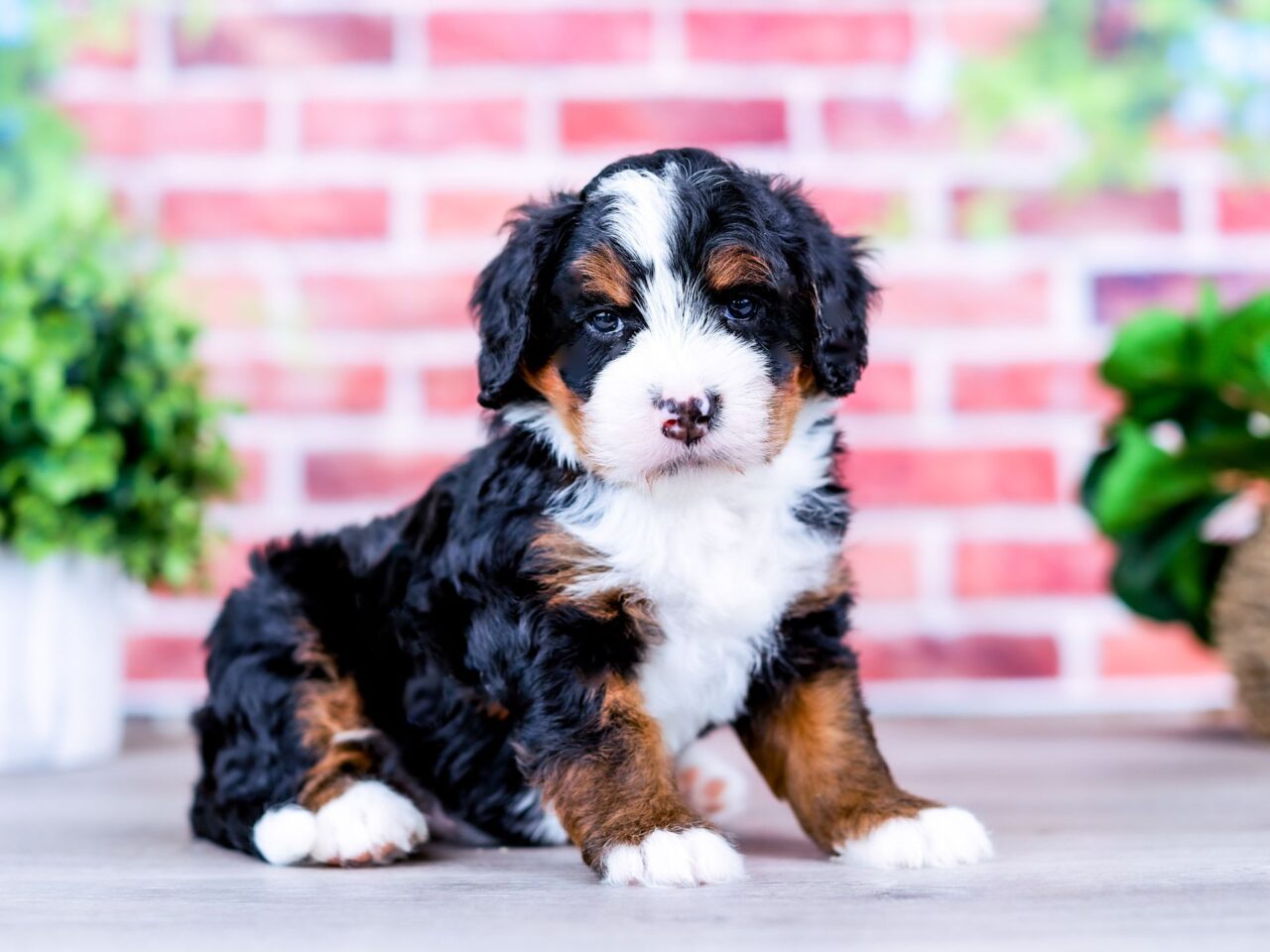 Mini Bernedoodle puppy