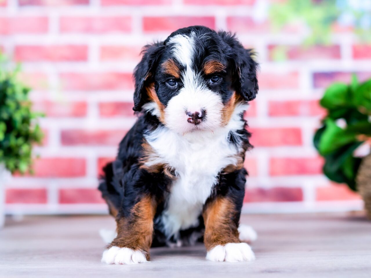 Mini Bernedoodle puppy