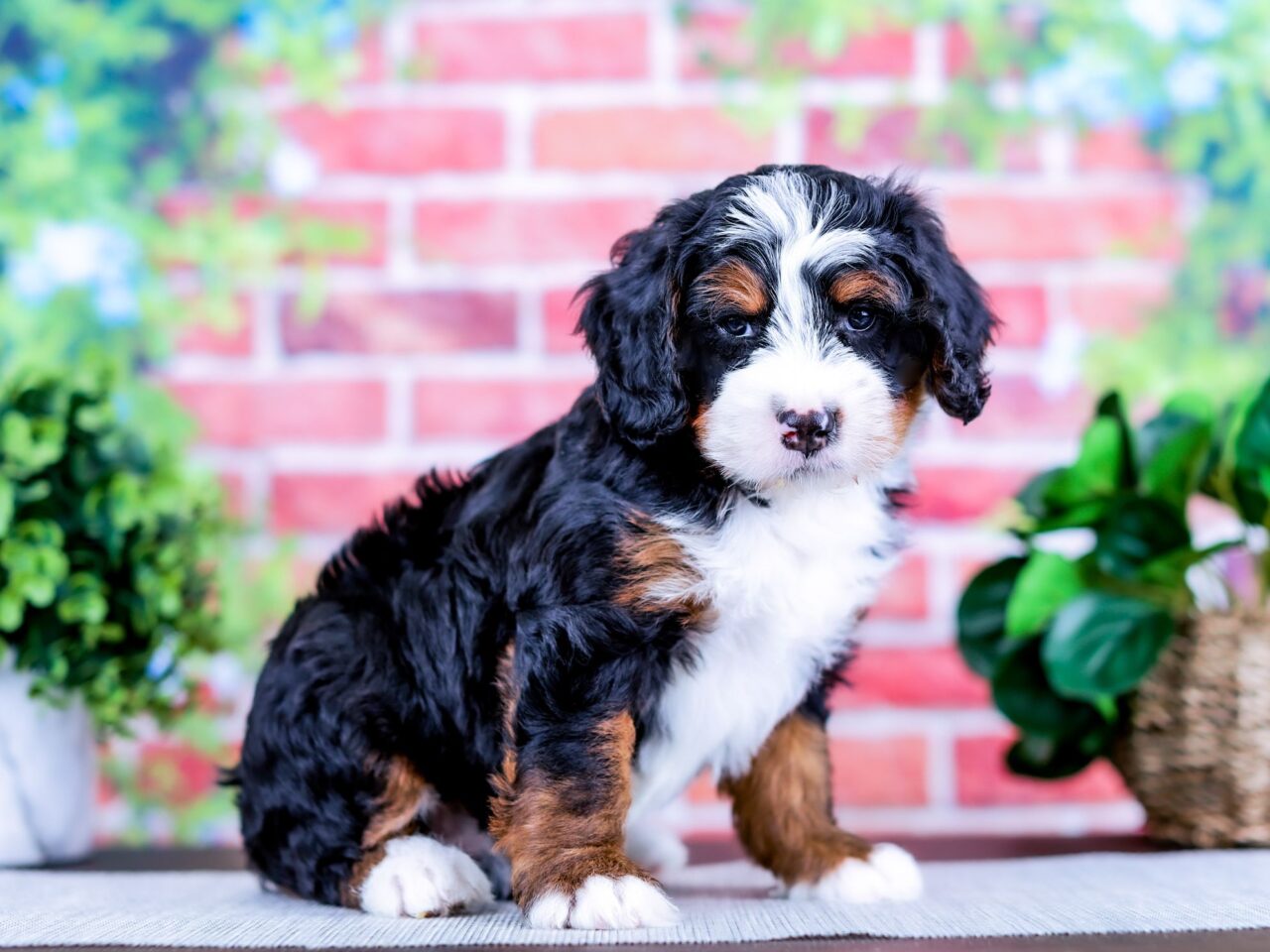 Mini Bernedoodle puppy