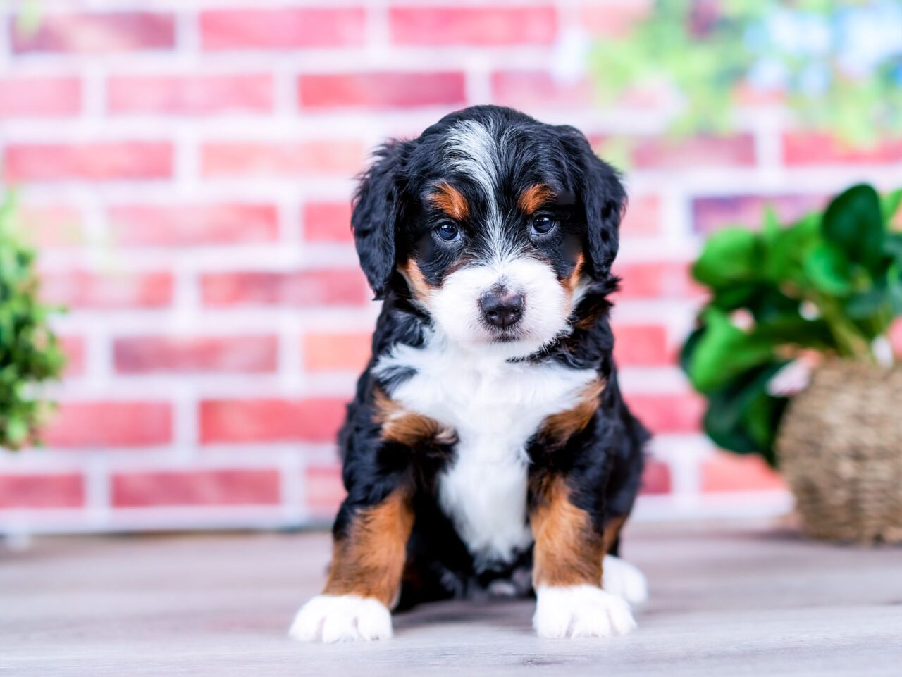 Mini Bernedoodle puppy