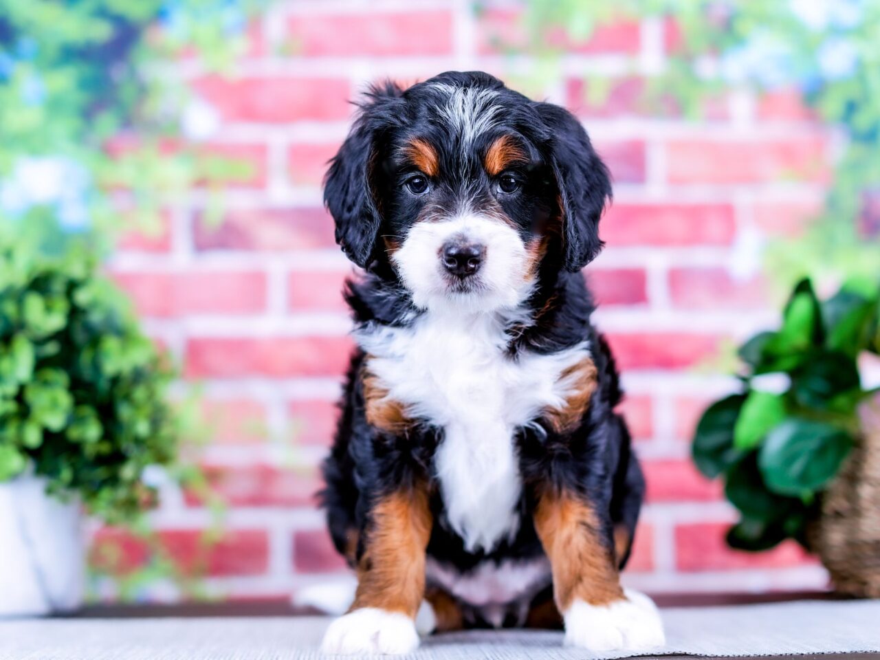 Mini Bernedoodle puppy