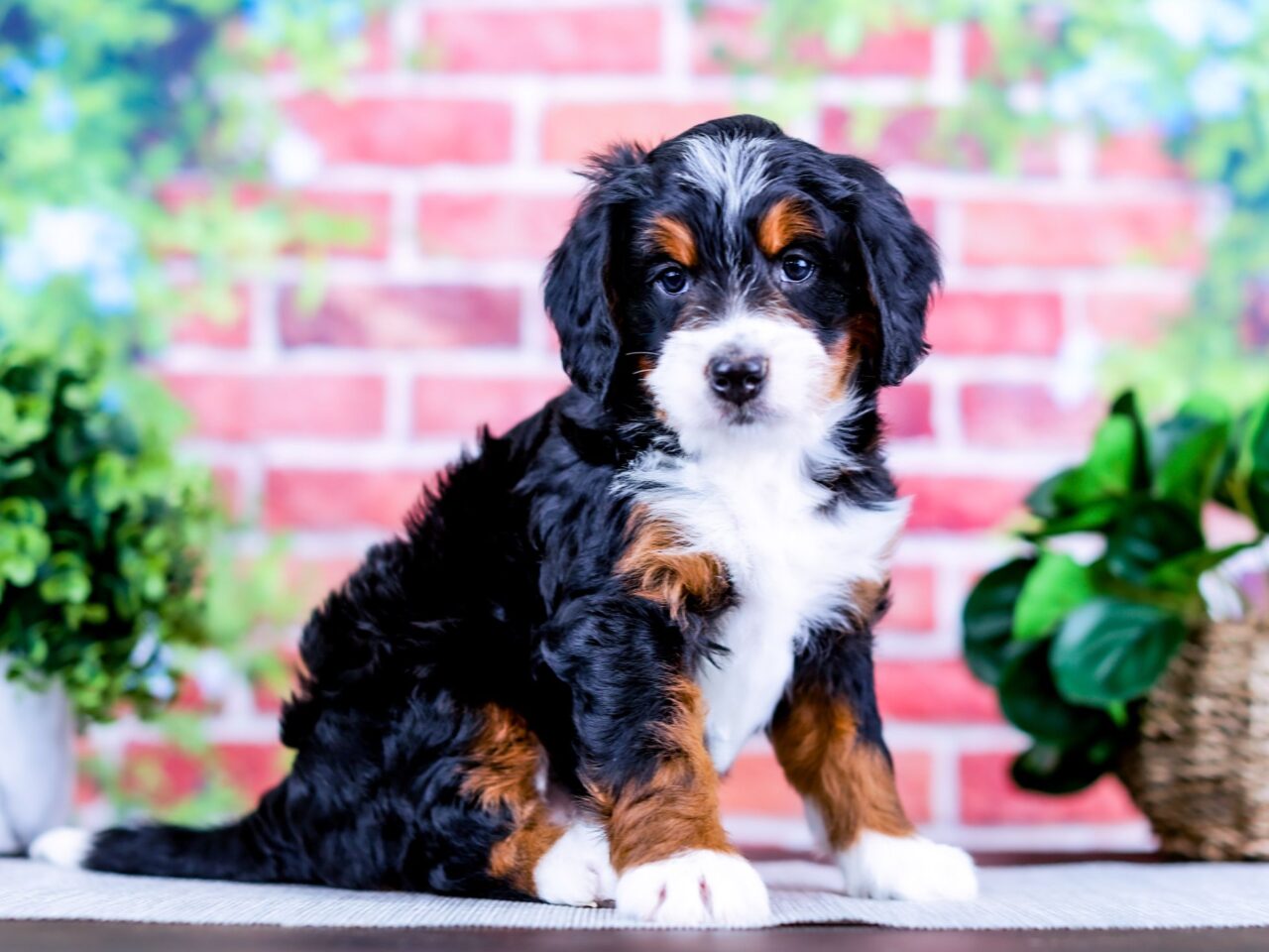 Mini Bernedoodle puppy