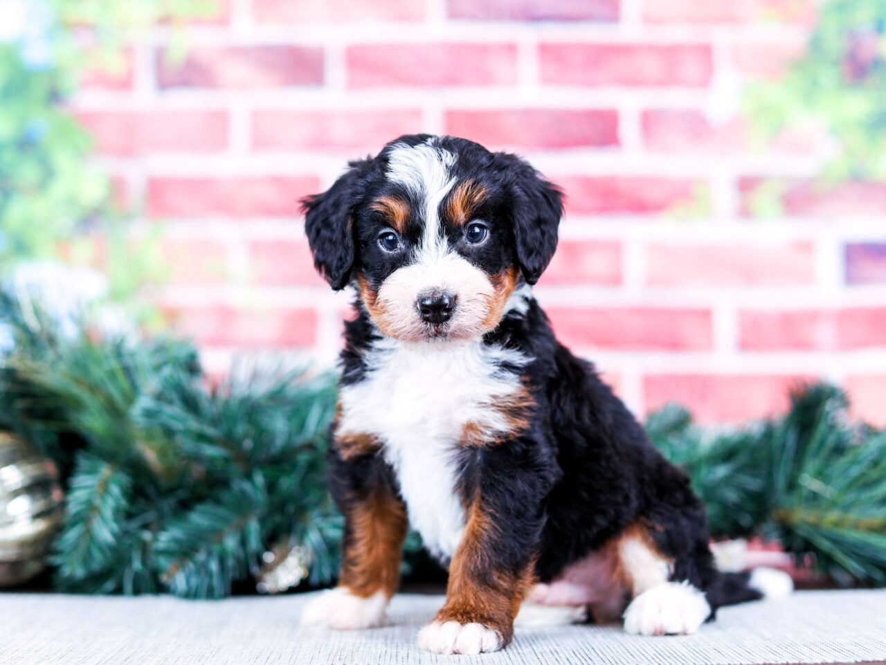 Mini Bernedoodle puppy