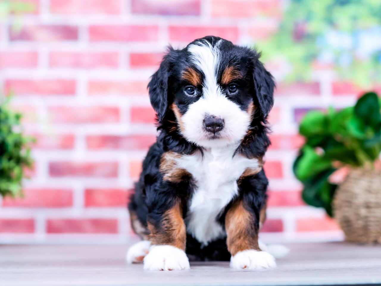 Mini Bernedoodle puppy