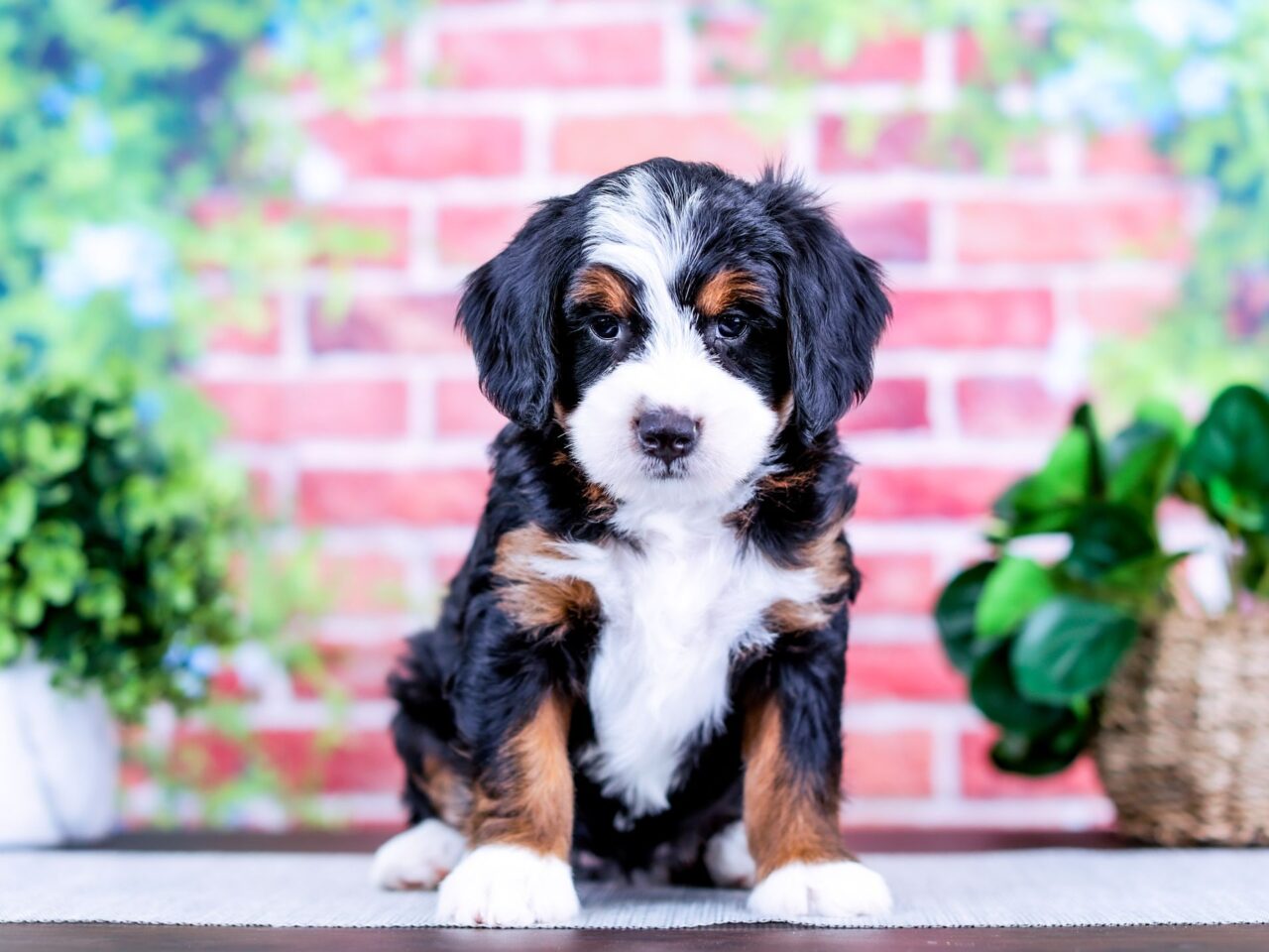 Mini Bernedoodle puppy